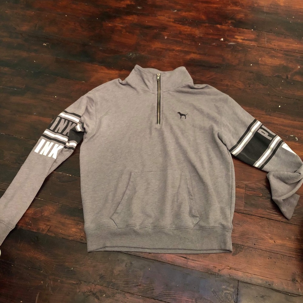 V.S. Pink part zip up sweater